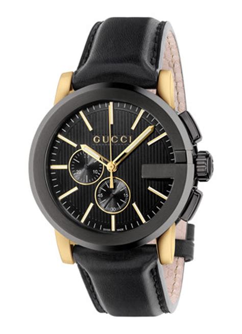 gucci horloge heren zwart|Gucci g chrono watch.